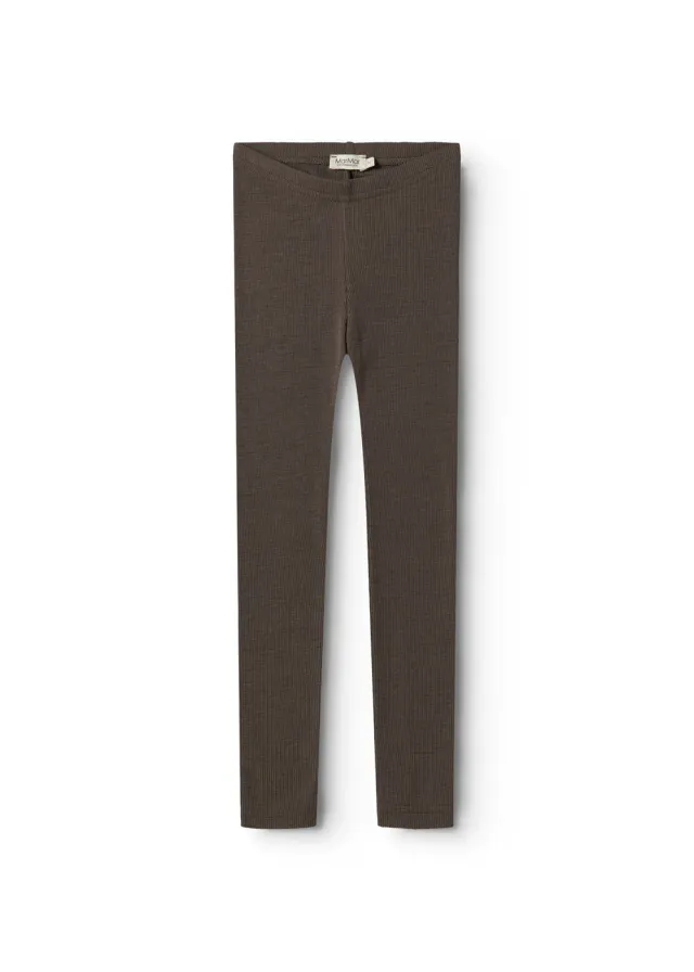 MarMar Leg leggings Terre uld rib baby