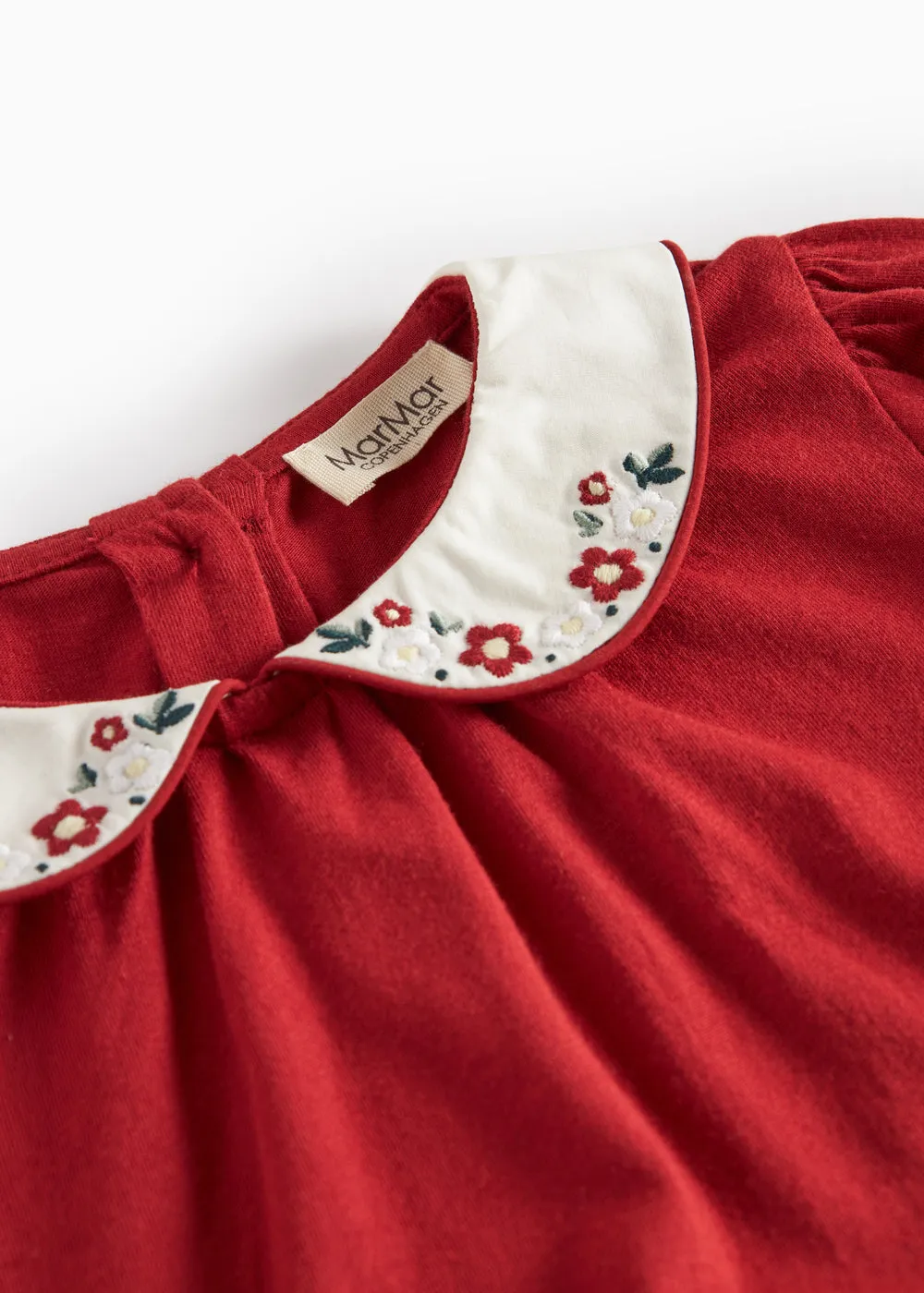 MarMar Dielle kjole Hibiscus Red rød blomstret