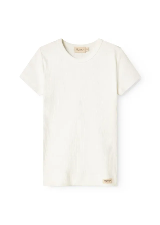 MarMar Plain Tee SS t-shirt Gentle White hvid