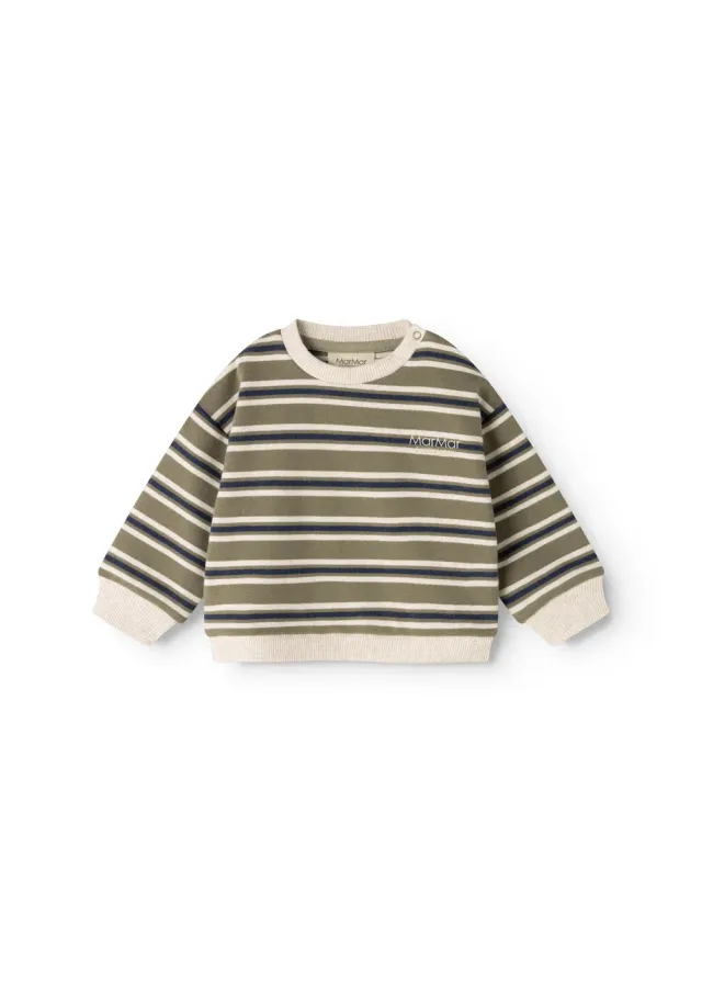 MarMar Tammas B bluse Seaweed Stripe modal sweat