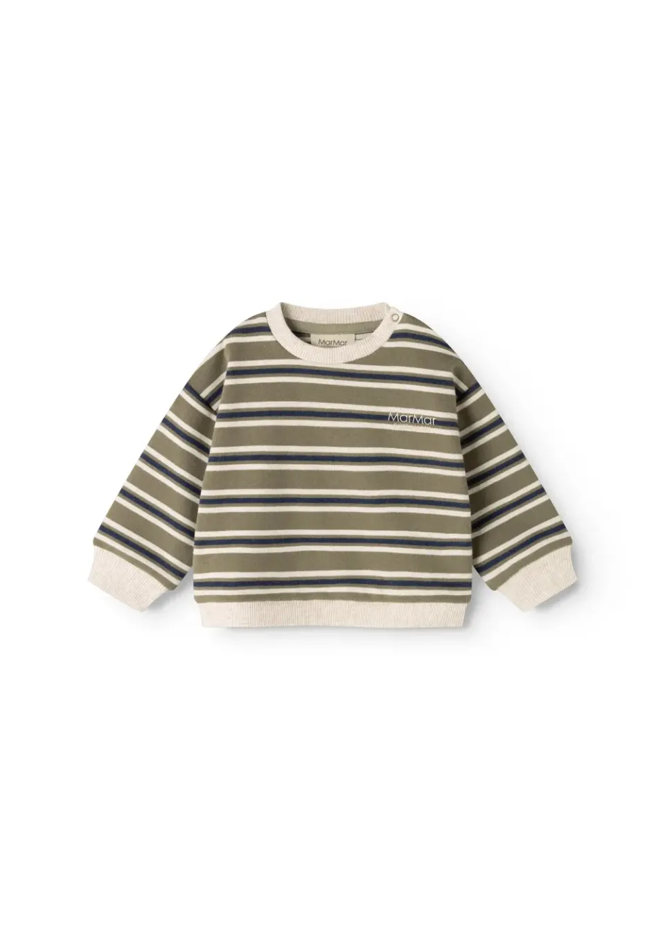MarMar Tammas B bluse Seaweed Stripe modal sweat