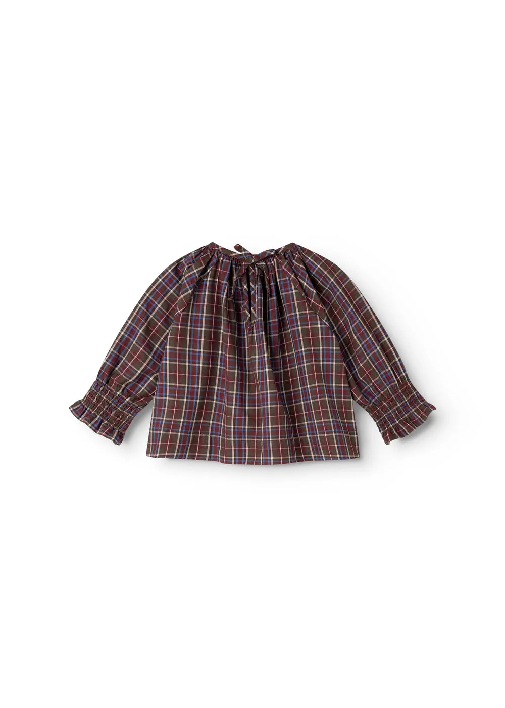 MarMar Copenhagen Tonala bluse Chocolate Check tern