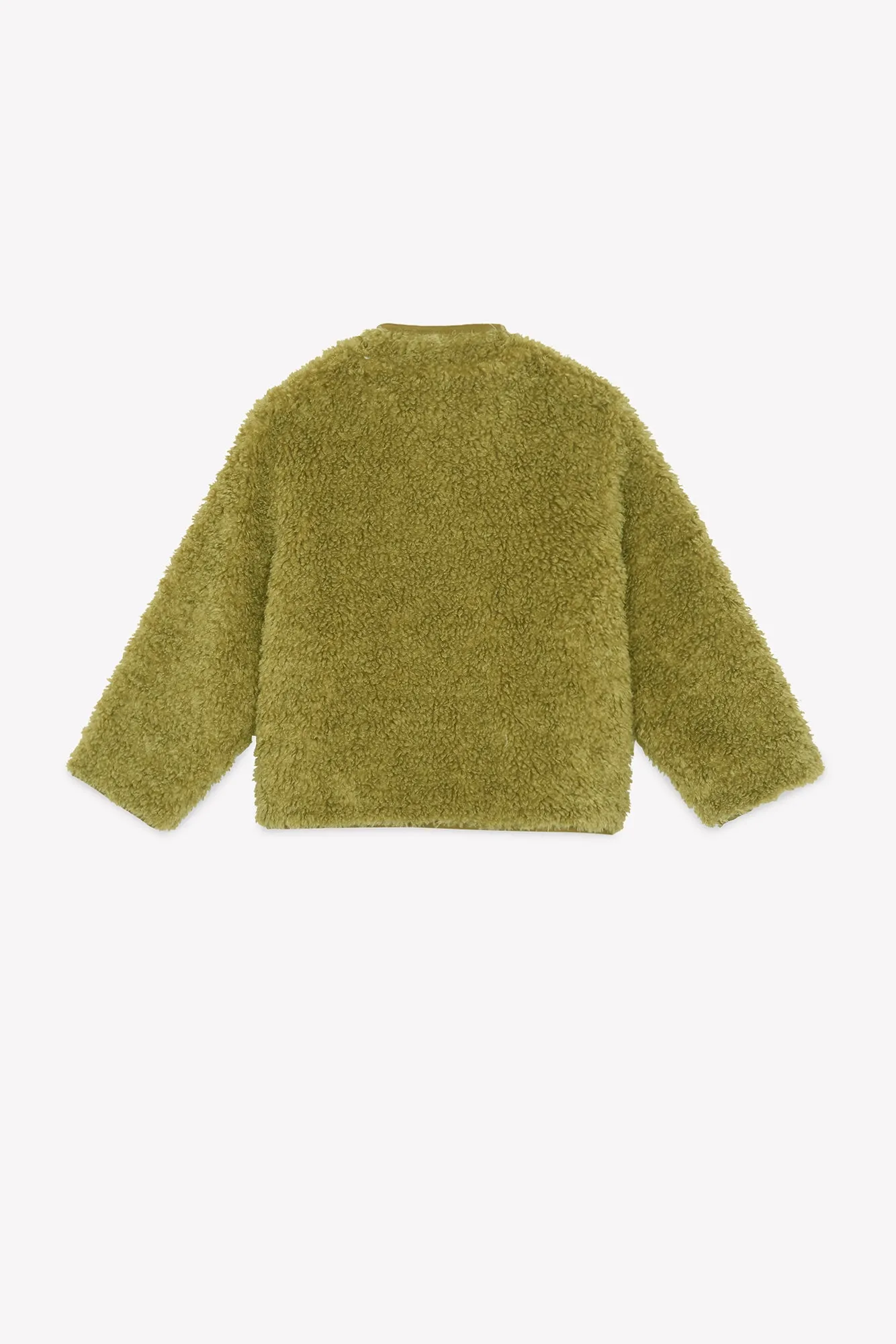 Bonton Molly Sherpa Vert Tige jakke grøn teddy 2-14år