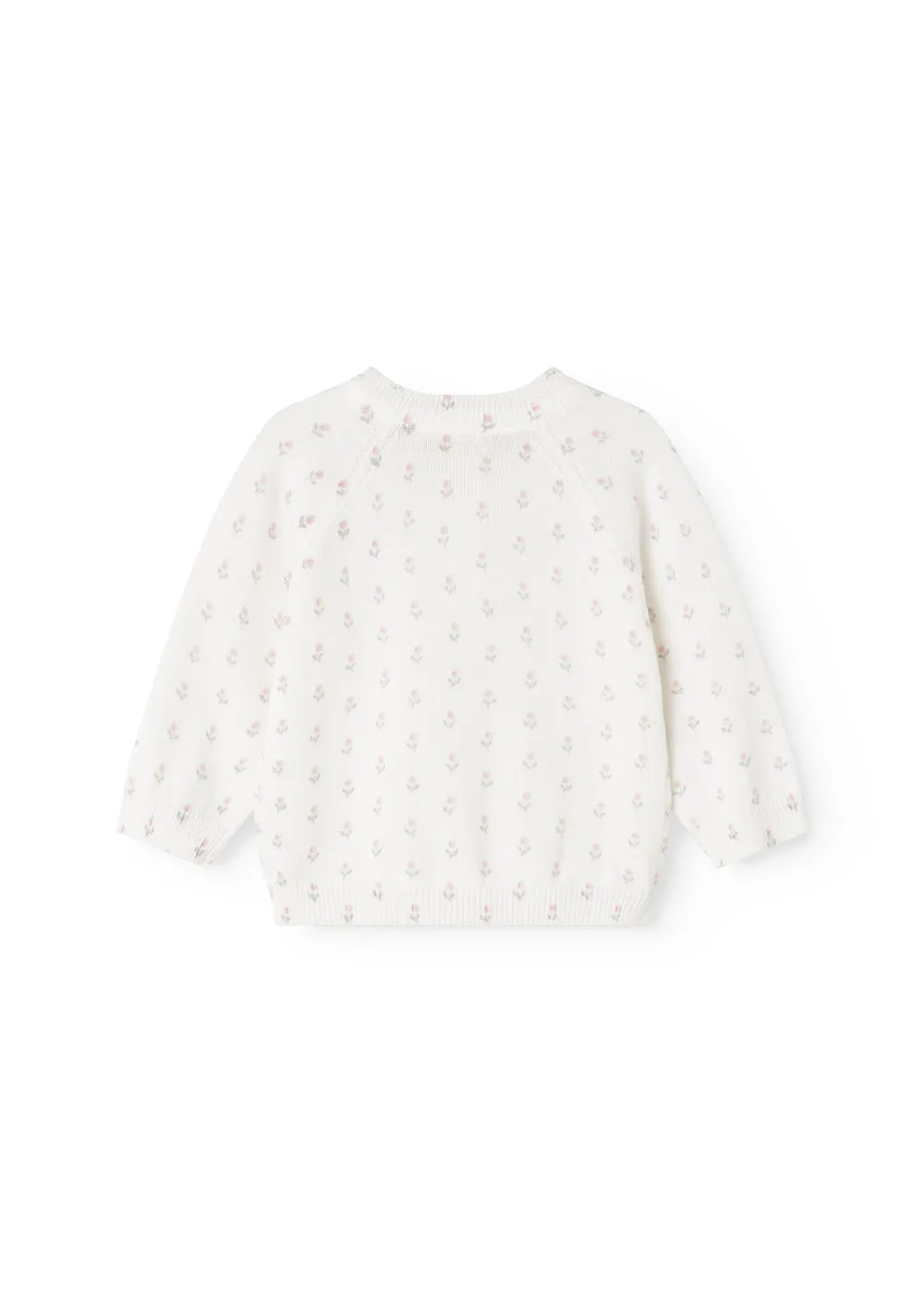 MarMar Jeans Taki Strikcardigan Flower Stripe blomstret