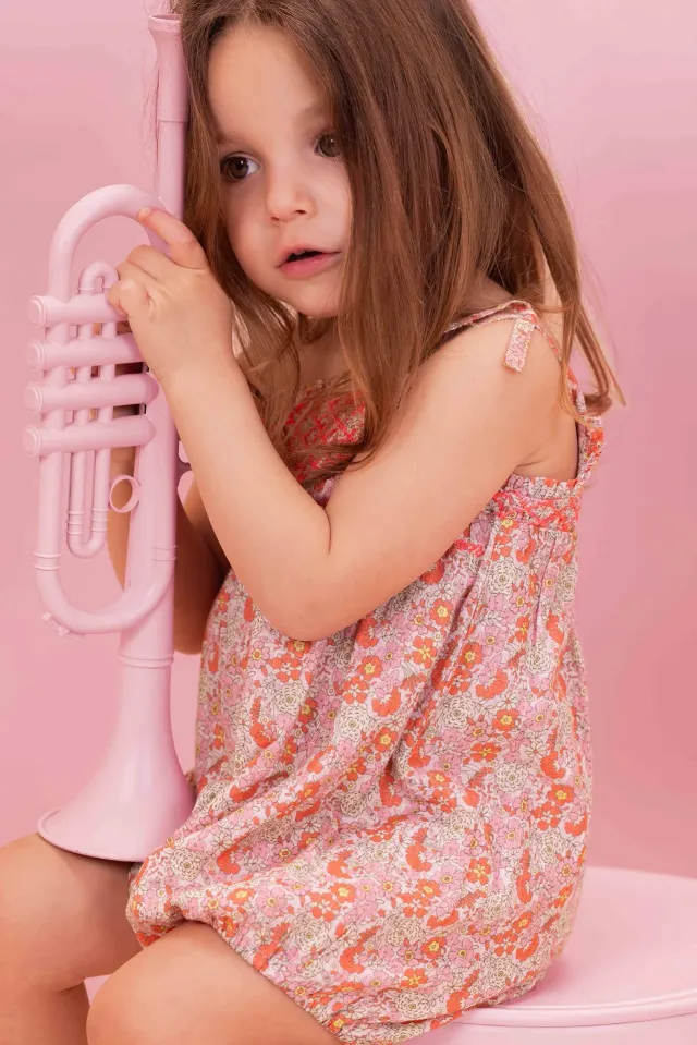 Bonton Calina Fleur Vintage buksedragt rosa