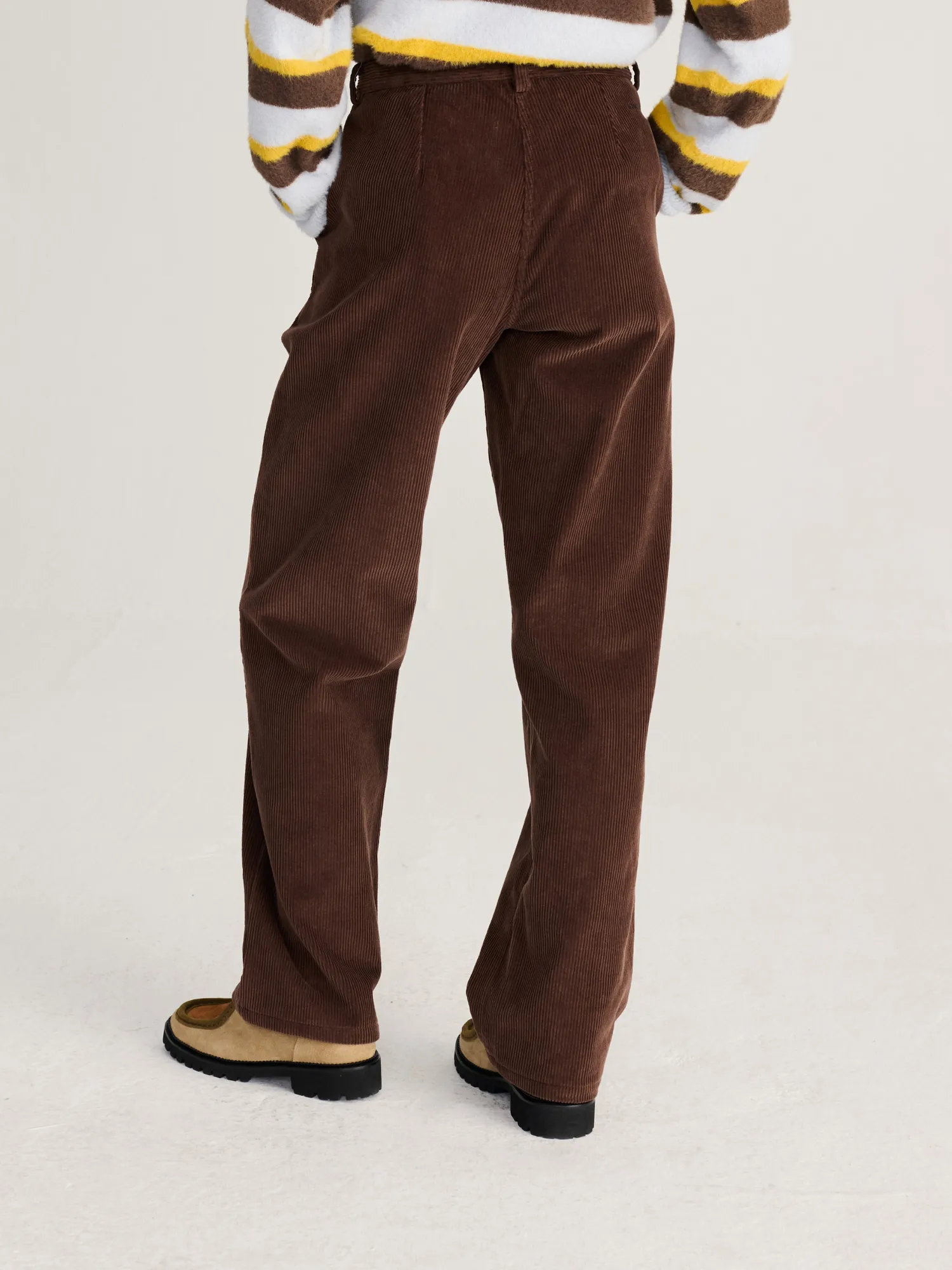 Bobo Choses BC Garden Mid-Waist bukser mørkebrun