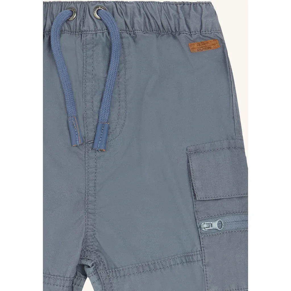Hust & Claire HCTue Cargo bukser Blue Flint bomuld