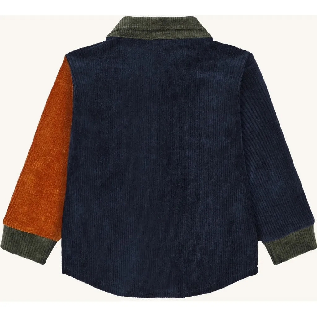 Hust & Claire Ravn velourbluse Deep Ivy økologisk