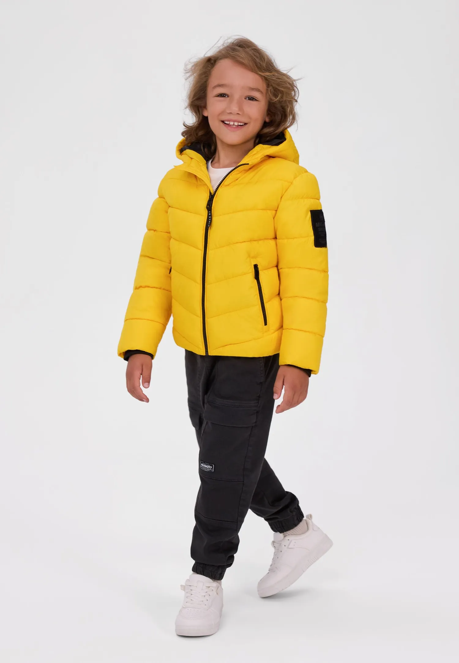 Minoti 45238 dynejakke gul quiltet