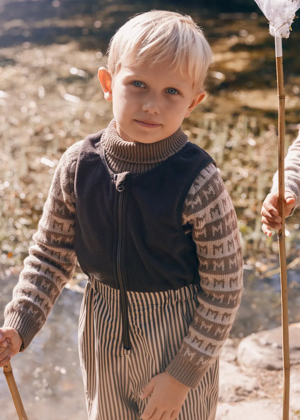 MarMar Talmi strikbluse terre stripe rullekrave