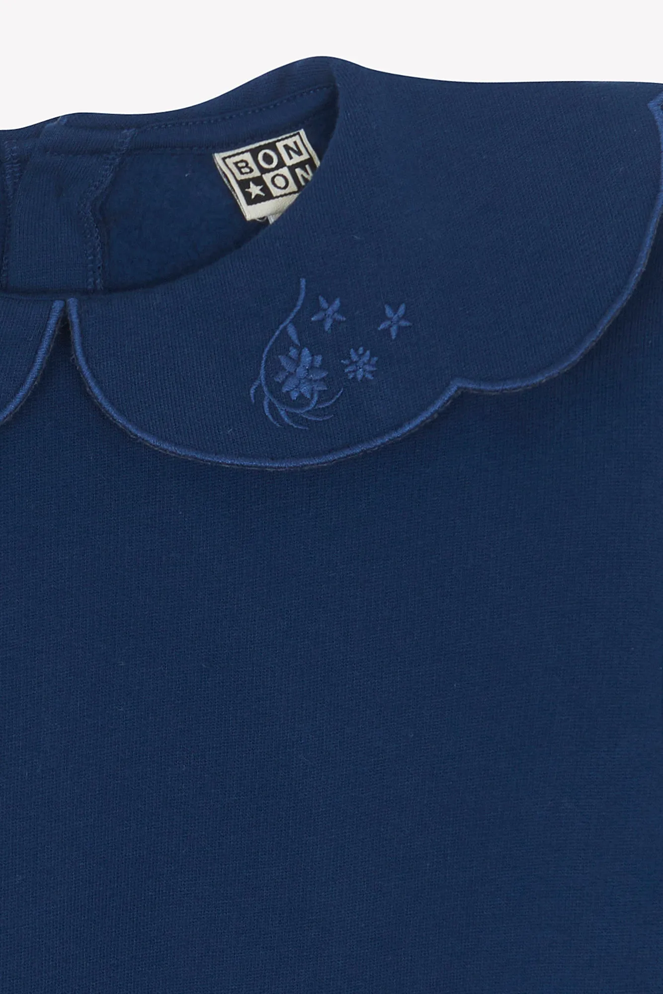 Bonton Martine sweatshirt blå pige bomuld
