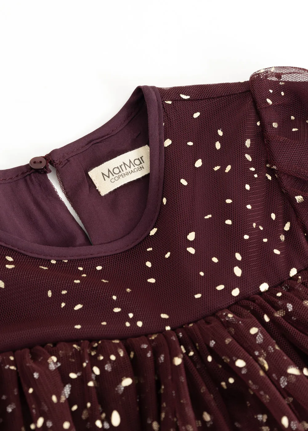 MarMar Dionne kjole Deep Mulberry tyl