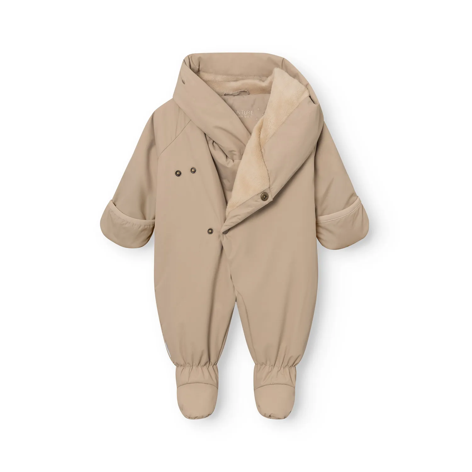 MINI A TURE FIANNA fleece køredragt Angora cream -25°C