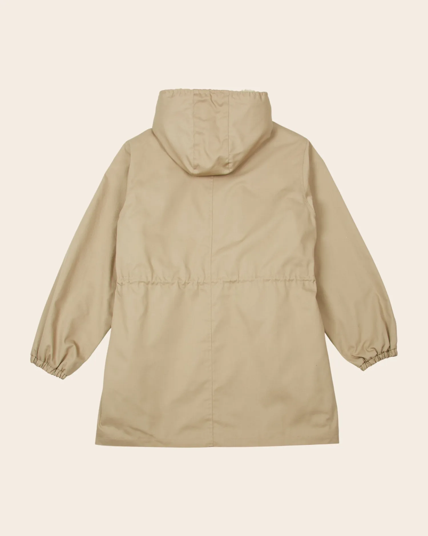 Emile et Ida Emeron parka beige teddyfor