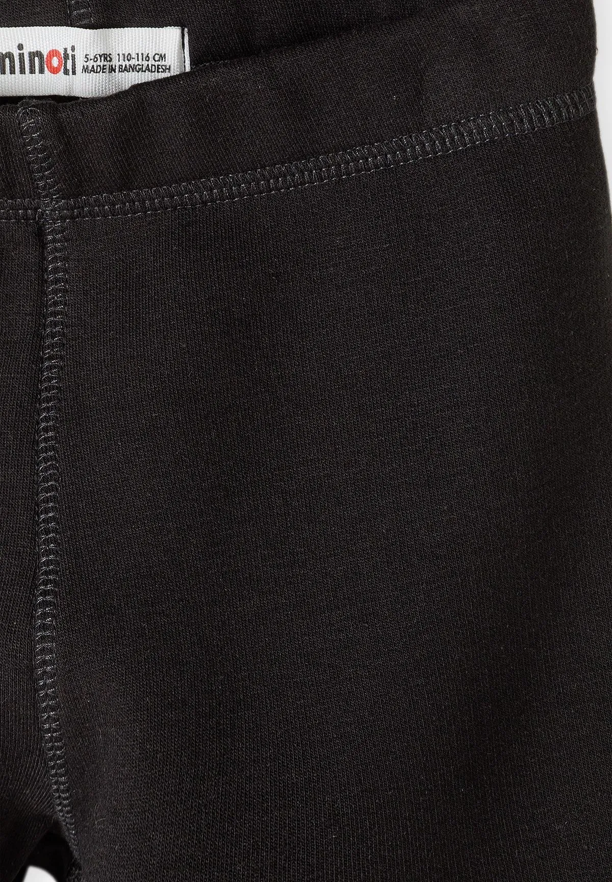 Minoti leggings 3-pak sort med ribkant