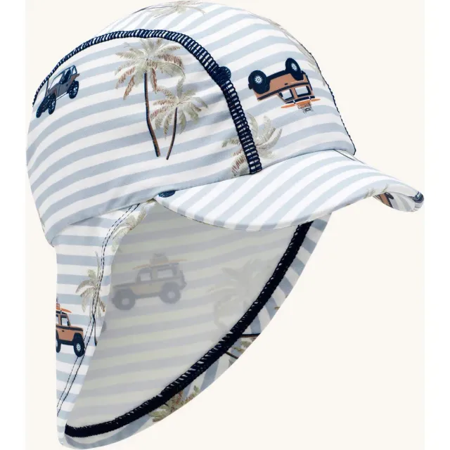 Hust & Claire Fasai Swimhat badehætte White dreng UV