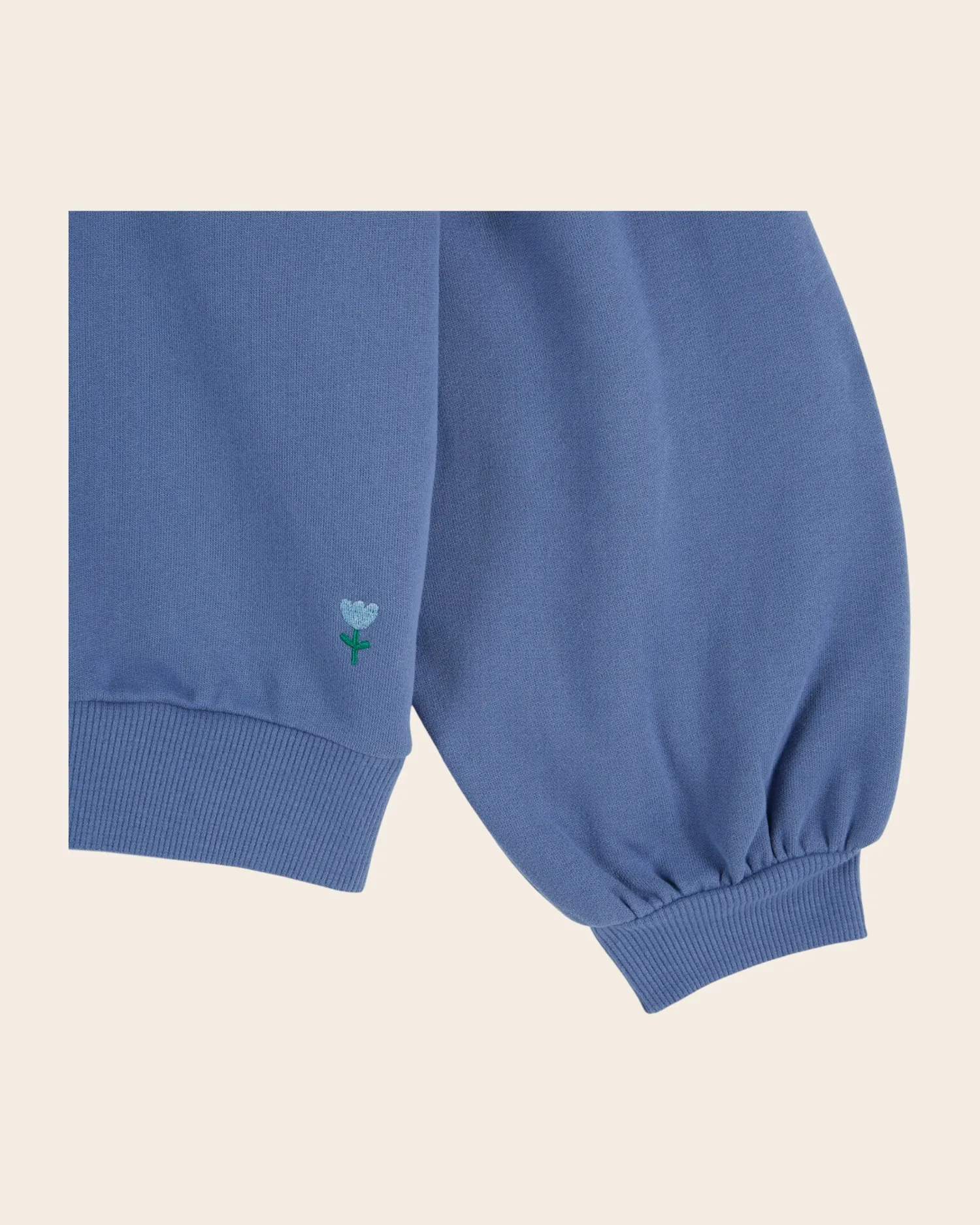 Emile et Ida Grand col sweatshirt blå flæsekrave