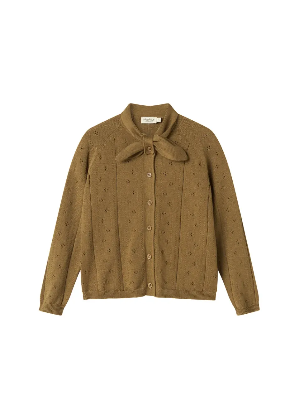MarMar Thorila strikcardigan Dark Bronze