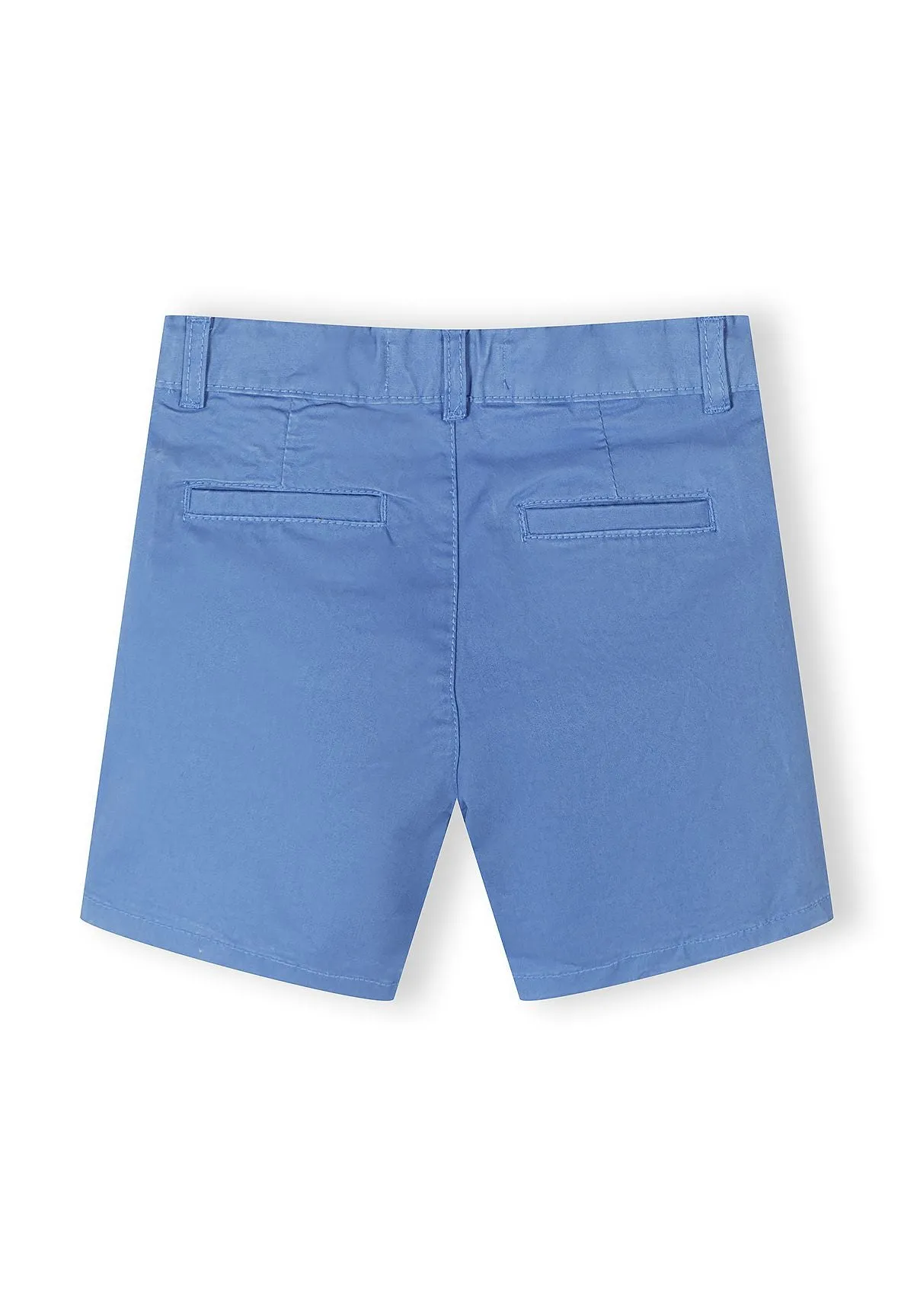 Minoti 44926 chinos shorts 2-pak blå drenge canvas