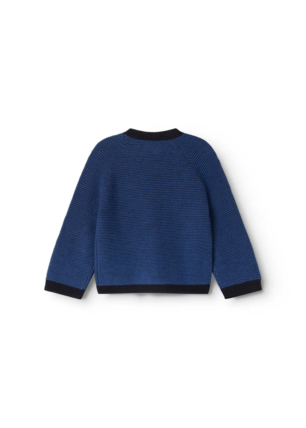 MarMar Taki strik cardigan Deepest Sea Mix merino