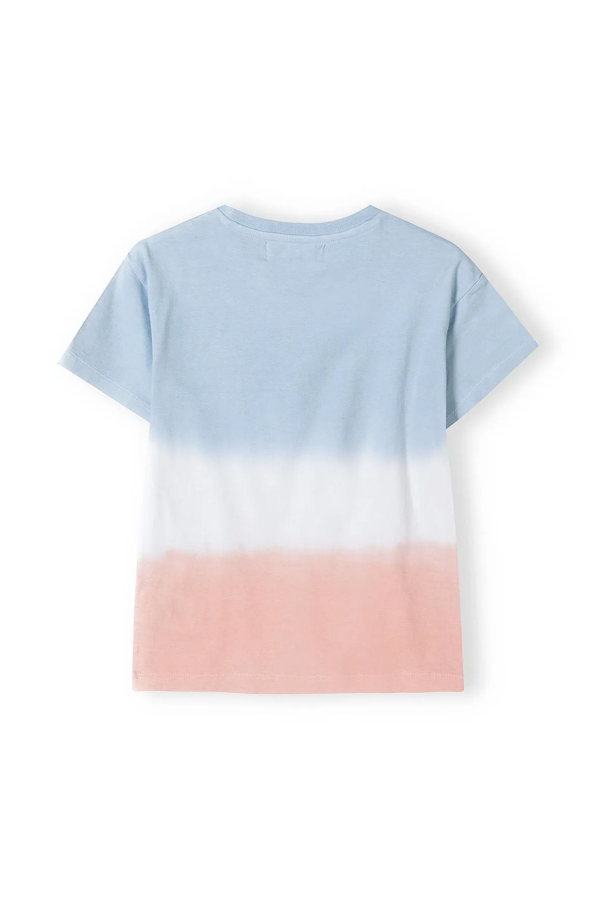 Minoti Epic Days T-shirt dip-dye blå koral 86-128