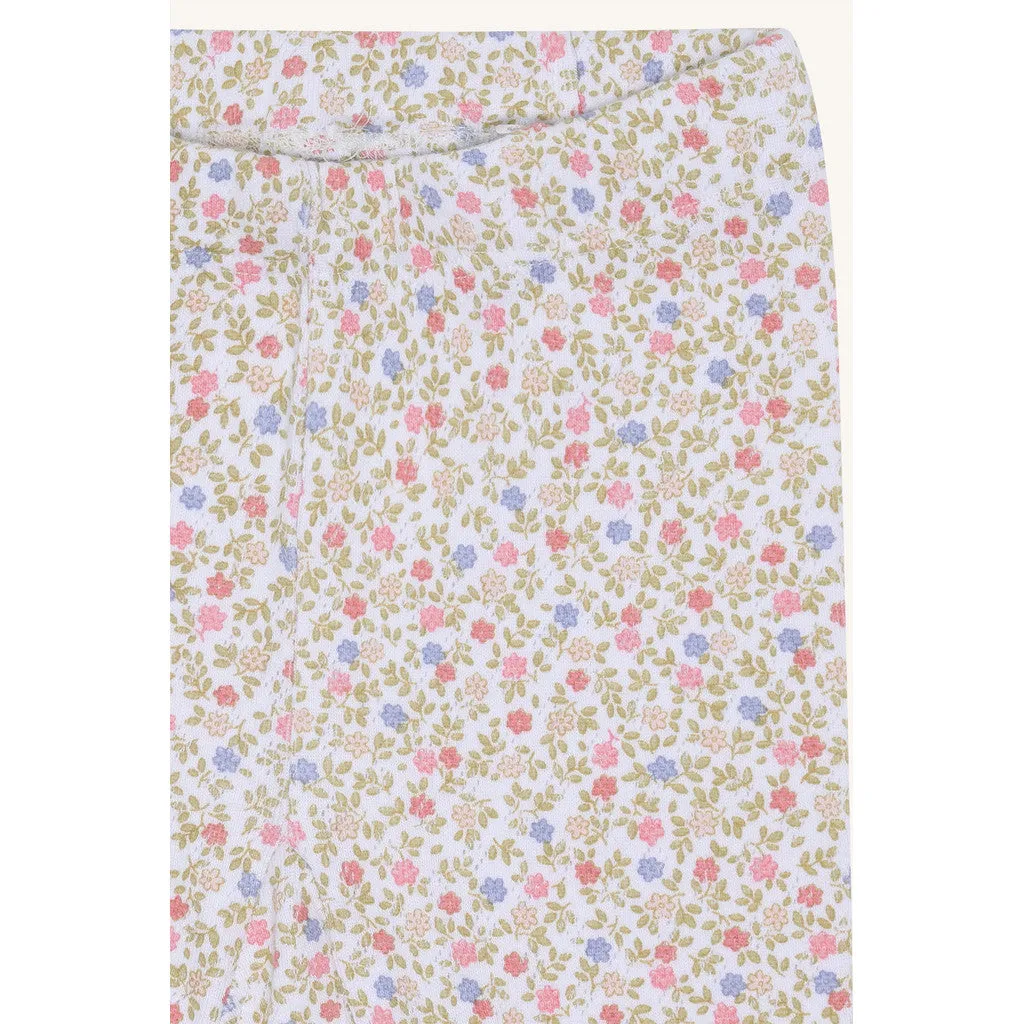 Hust & Claire Lærke Blooming leggings White bomuld