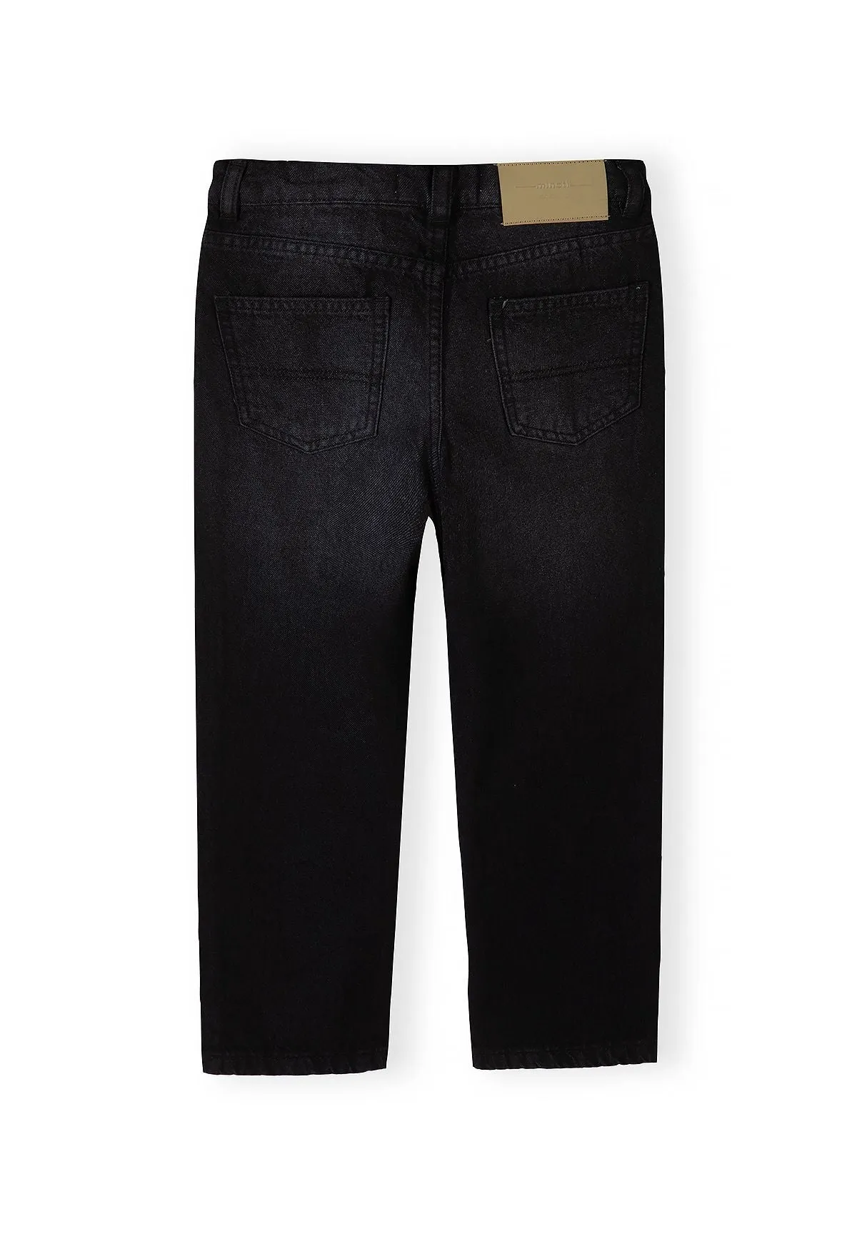 Minoti baggy-jeans sort vasket 5 lommer