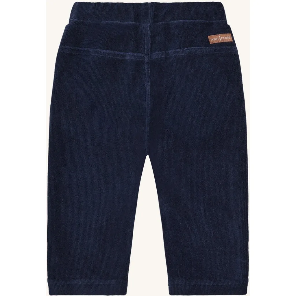 Hust & Claire Gordon Ottoman joggingbukser More Navy bomuld