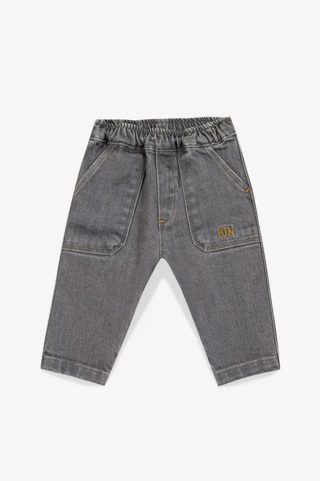 Bonton Mike jeans denim grå bomuld lommer