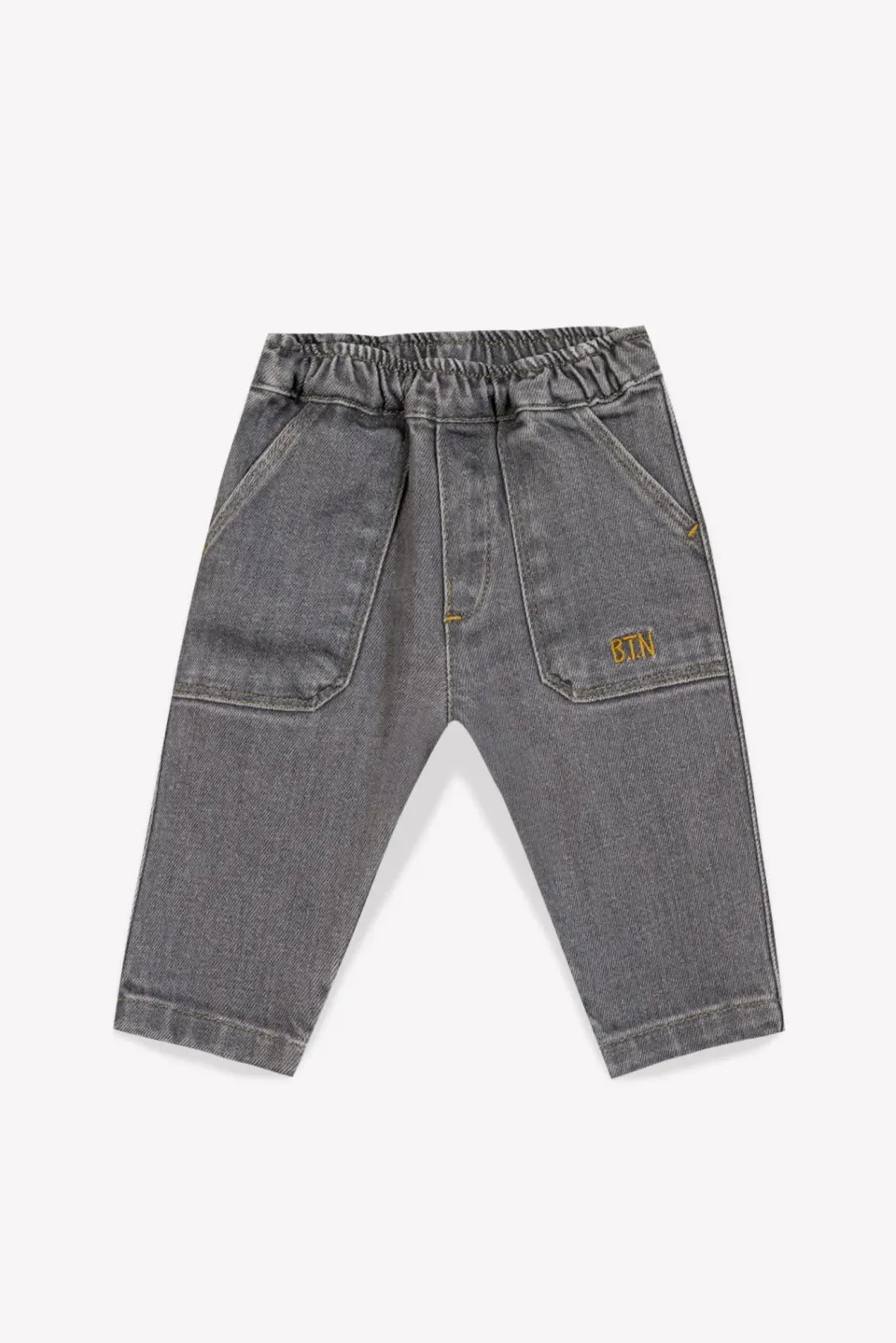 Bonton Mike jeans denim grå bomuld lommer