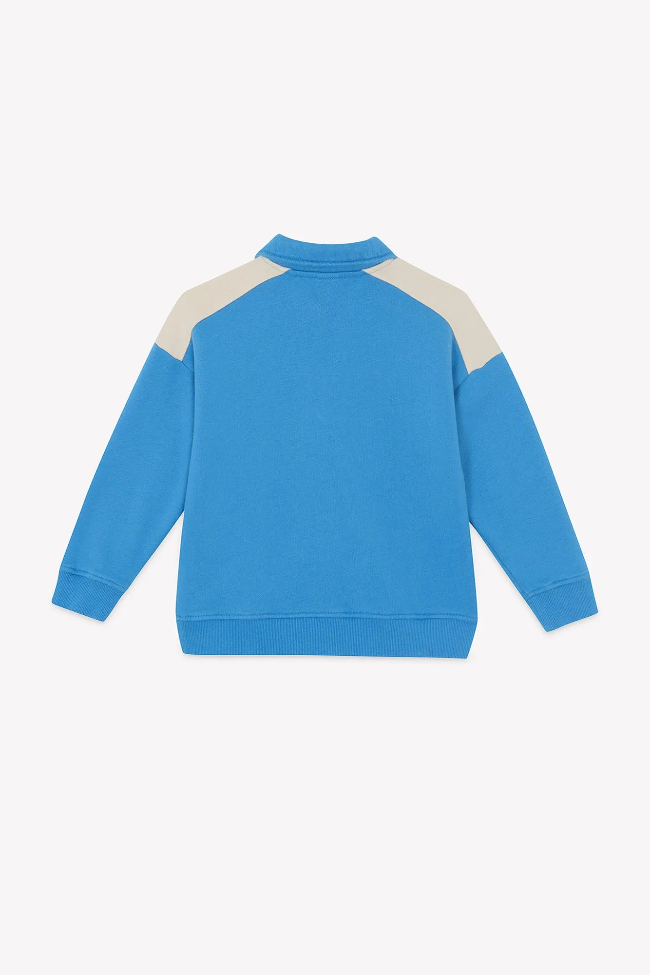 Bonton Moustic Bleu Nordic sweatshirt blå bomuld