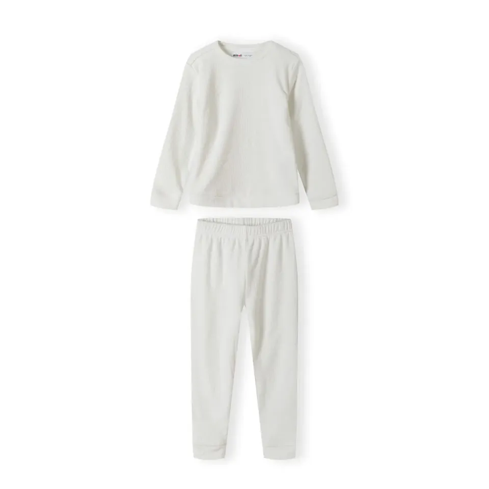 Minoti 41562 pyjamas creme velour print