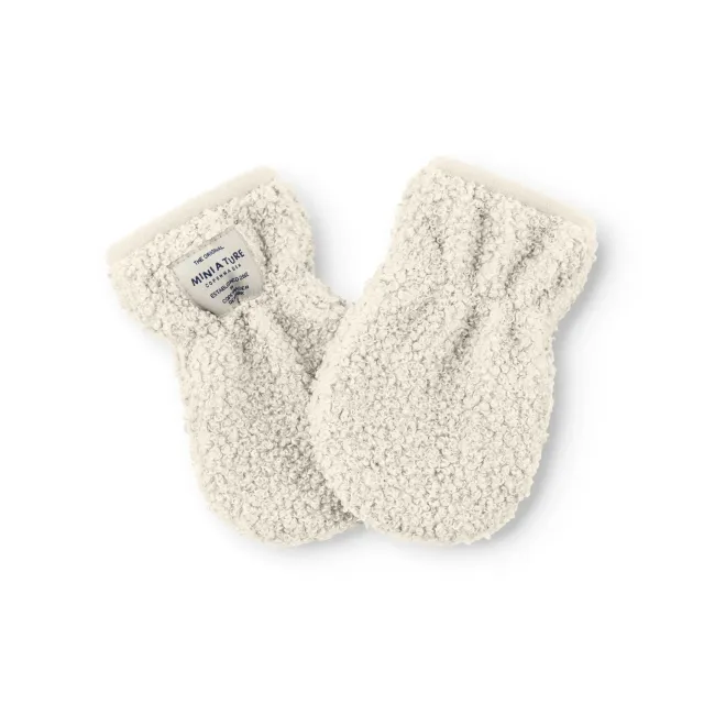 MINI A TURE MATWOLMER teddyfleece handsker Angora cream