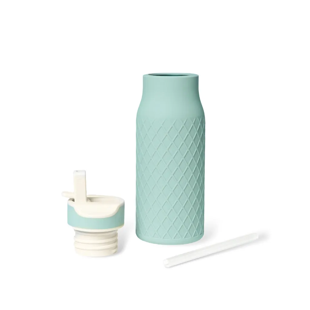 nuuroo Isa silikone drikkedunk 400 ml desert sage