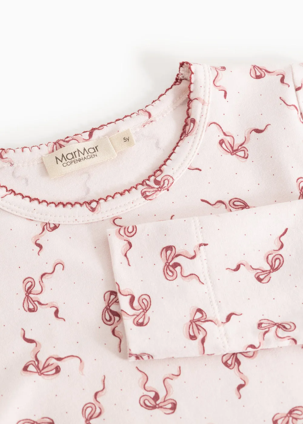 MarMar Sleepwear nattøj sæt Bows sløjfeprint