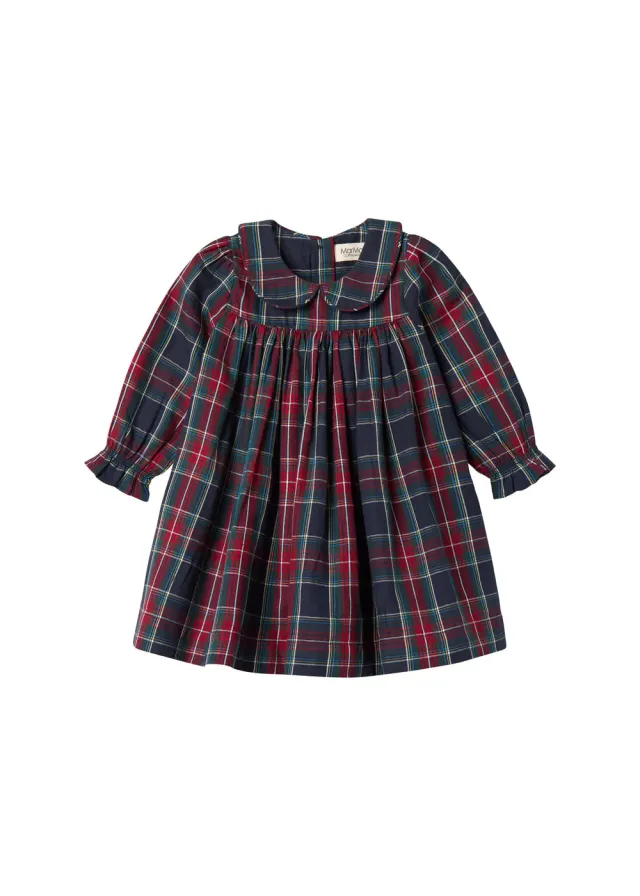 MarMar Dulla B LS Kjole Pilot Navy Check tern