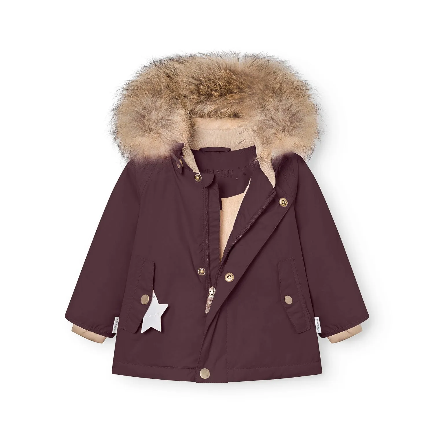 MINI A TURE Matwally vinterjakke Outer space fleece -25°C