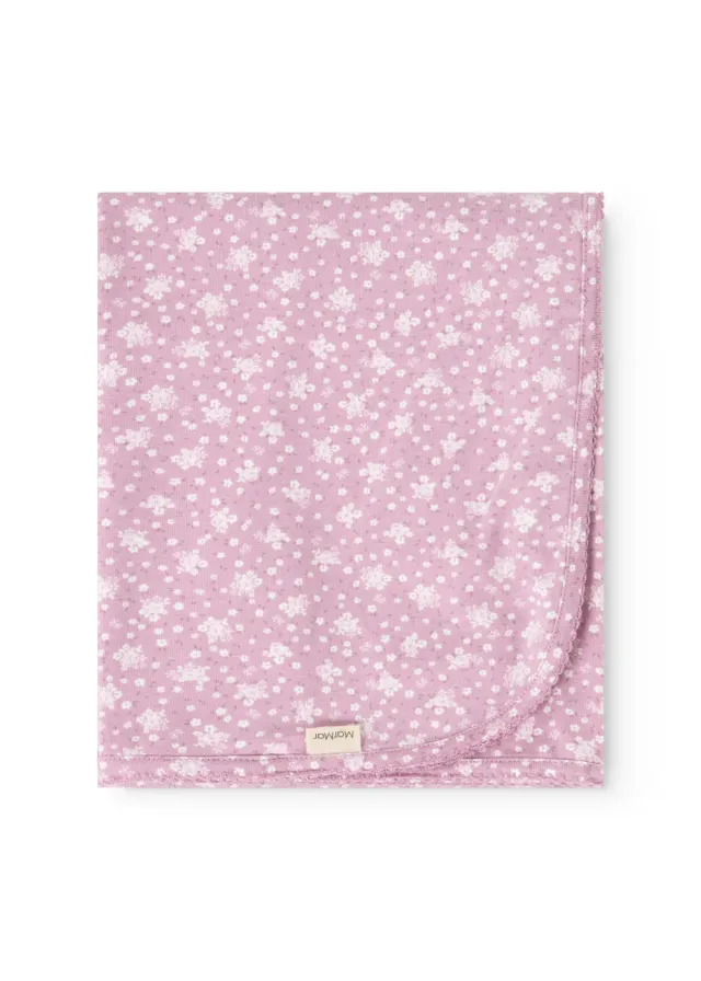 MarMar Alida tæppe Lit de Rose 80x80 cm til baby