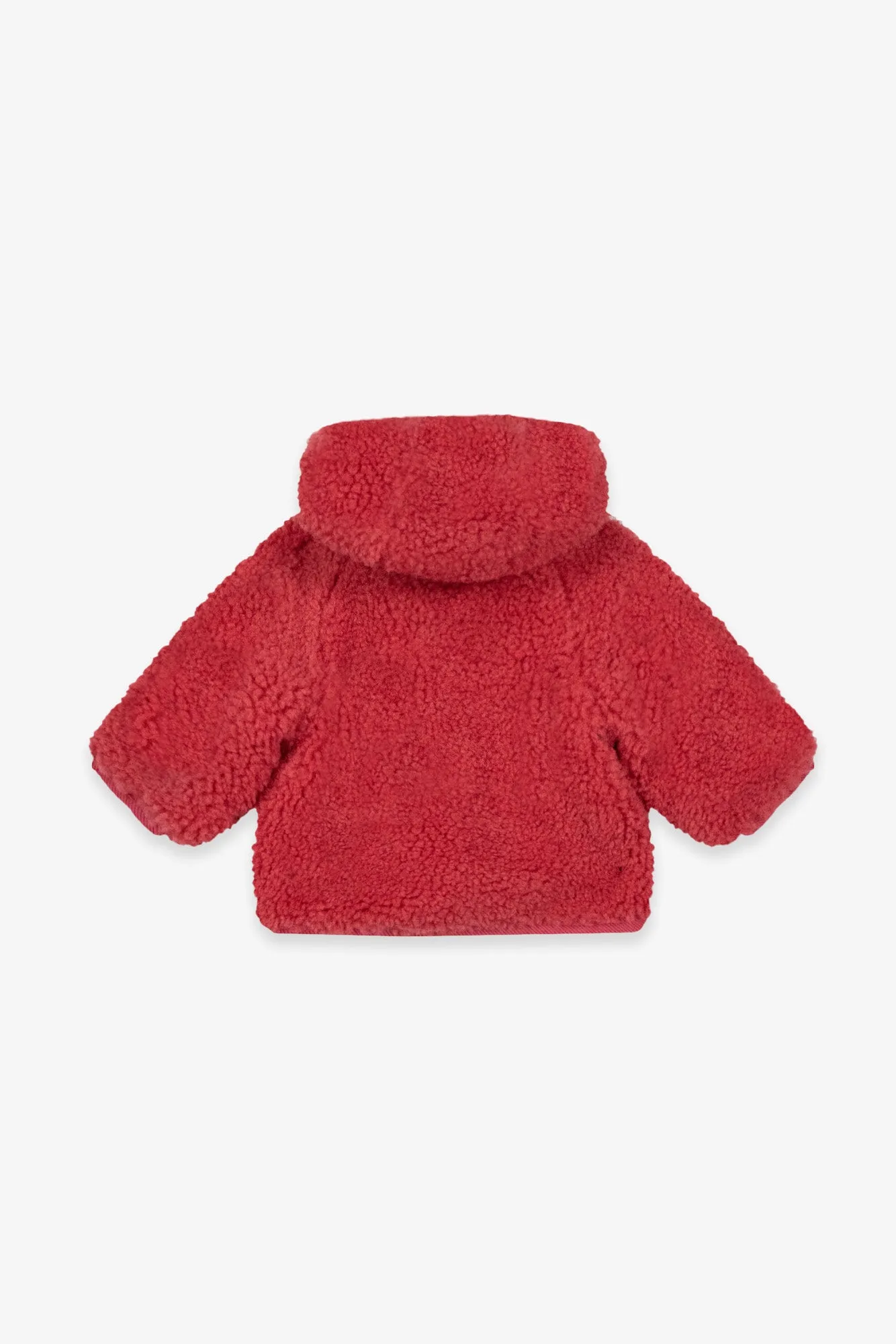 Bonton Piper Rose Elizabeth babyjakke lyserød sherpa