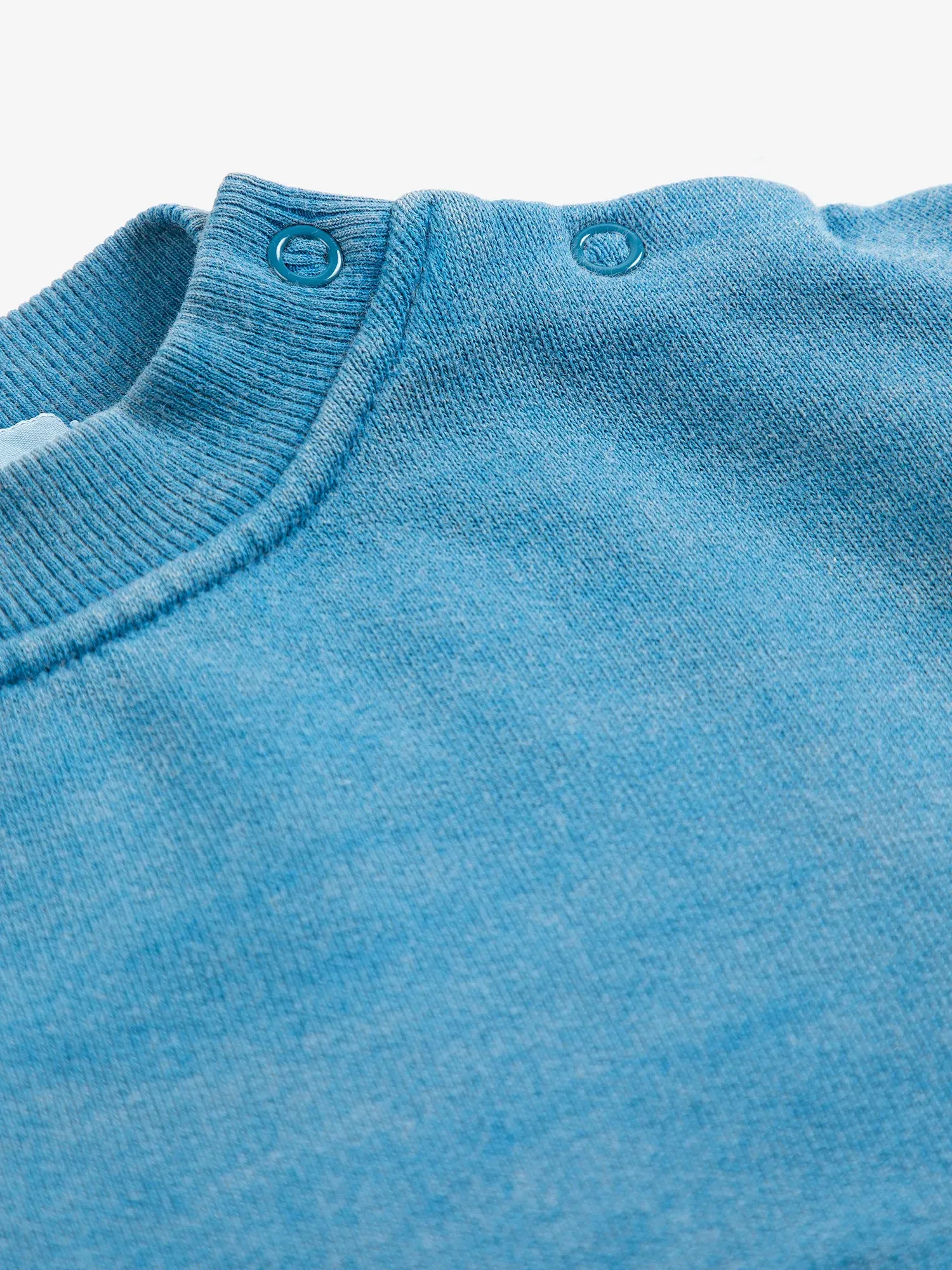 Bobo Choses Mush Monster Duo sweatshirt blå baby