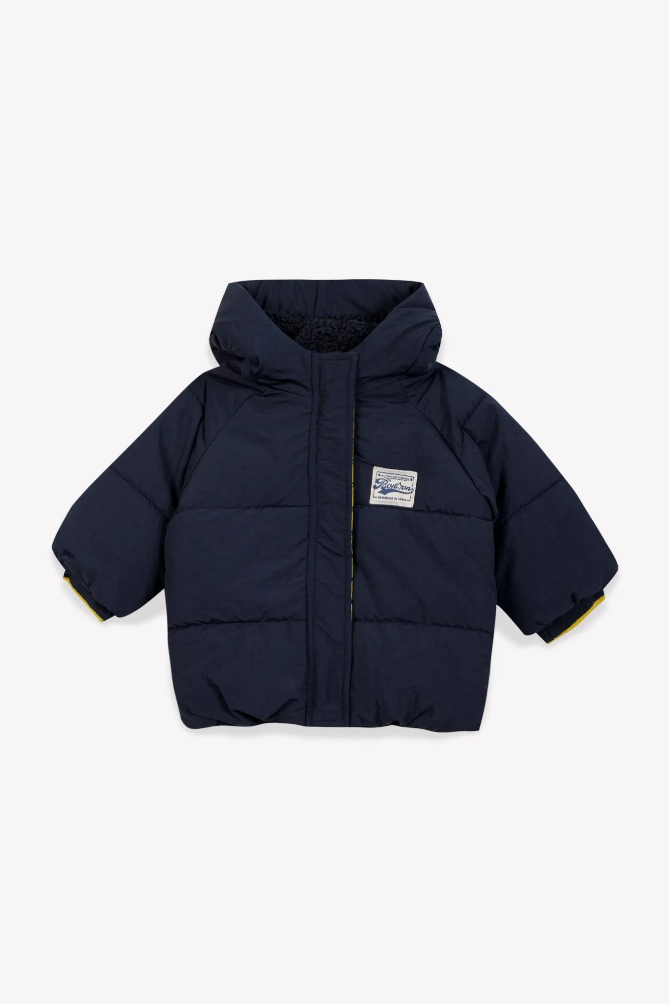Bonton Parker dynejakke sailor blue sherpa