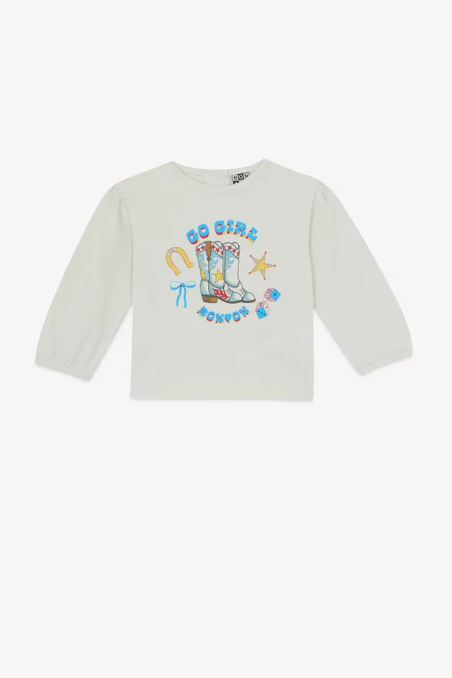 Bonton Titty Go Girl bluse mouton str. baby