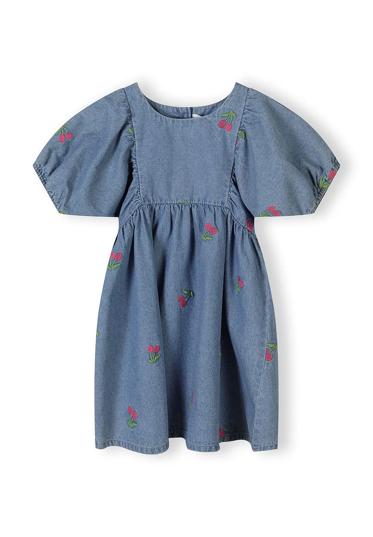 Minoti 44676 denimkjole blå 68 kirsebær