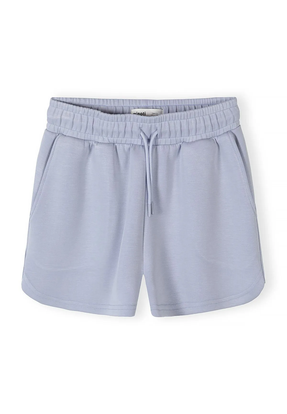 Minoti 44981 sæt til kvinder sweatshirt shorts lyseblå