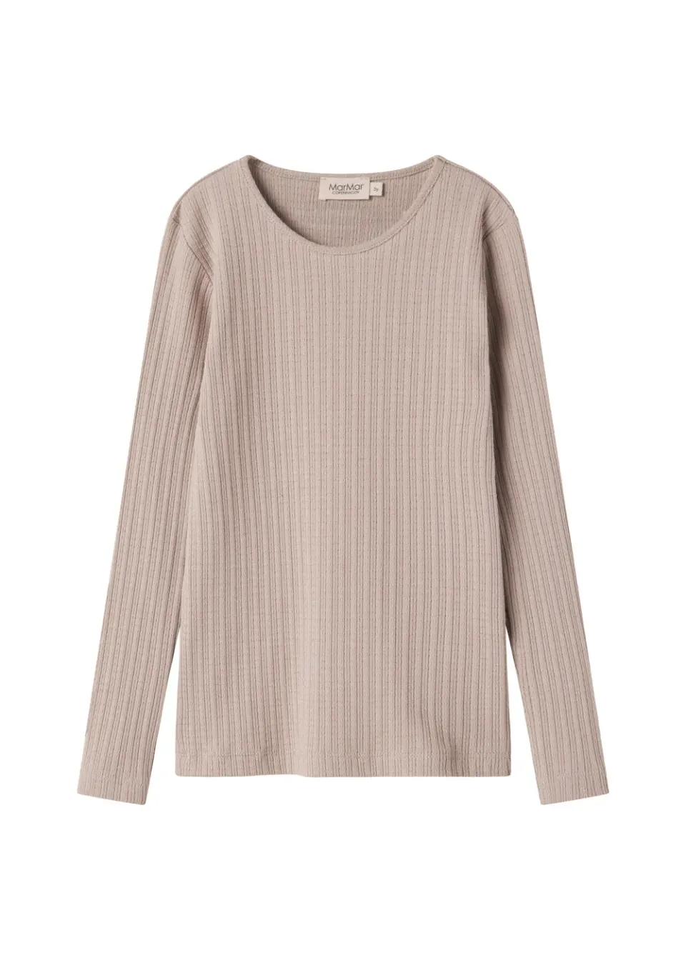 MarMar Tamra t-shirt Soft Beige langærmet modal