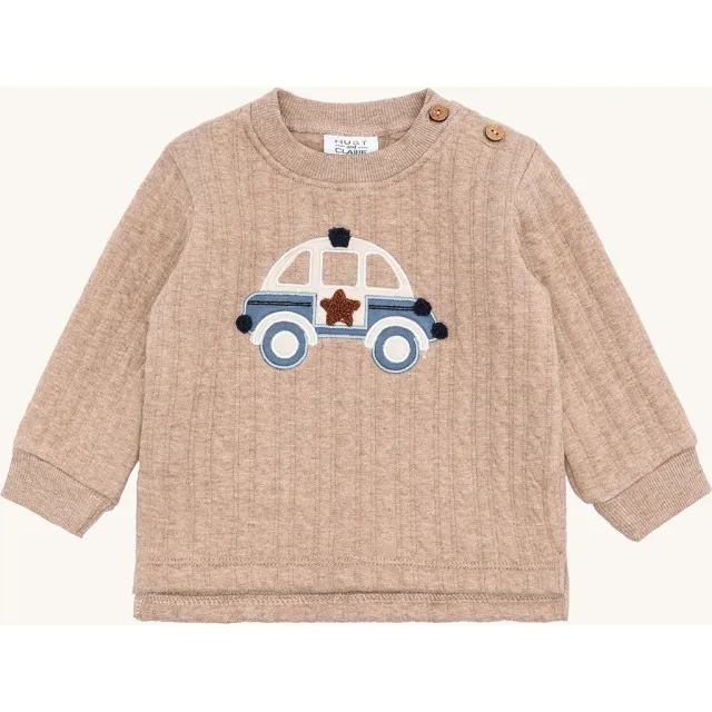 Hust & Claire HCSofus Policecar sweatshirt biscuit