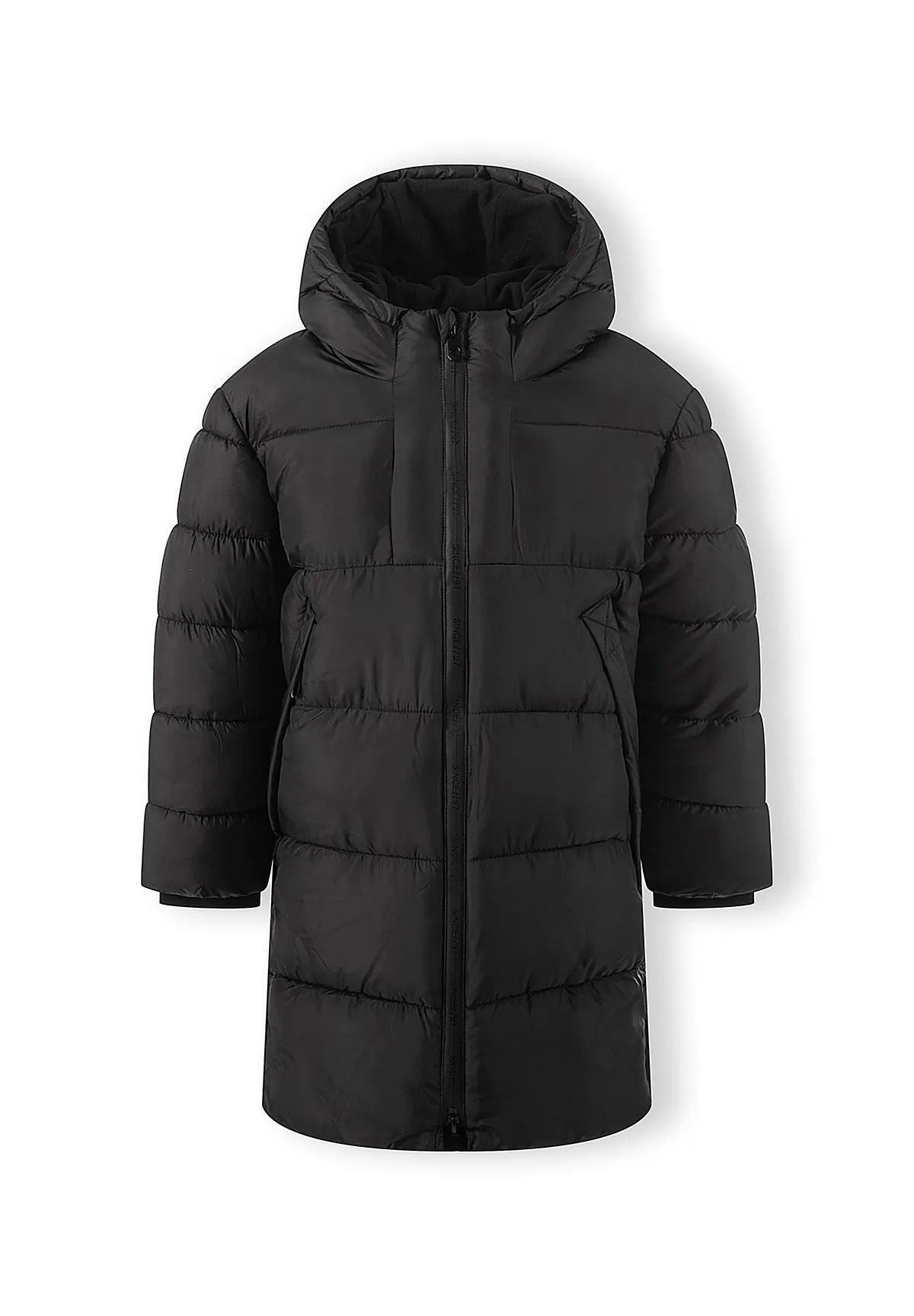 Minoti 45254 termojakke til drenge sort lang