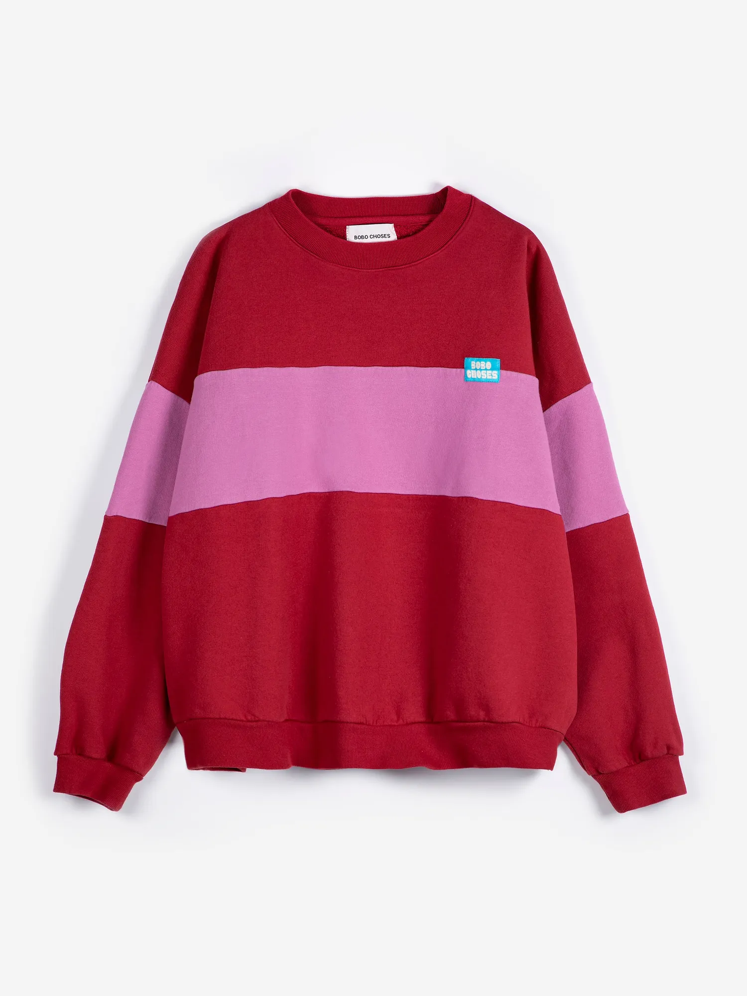 Bobo Choses Pickles Color Block sweatshirt M relaxed