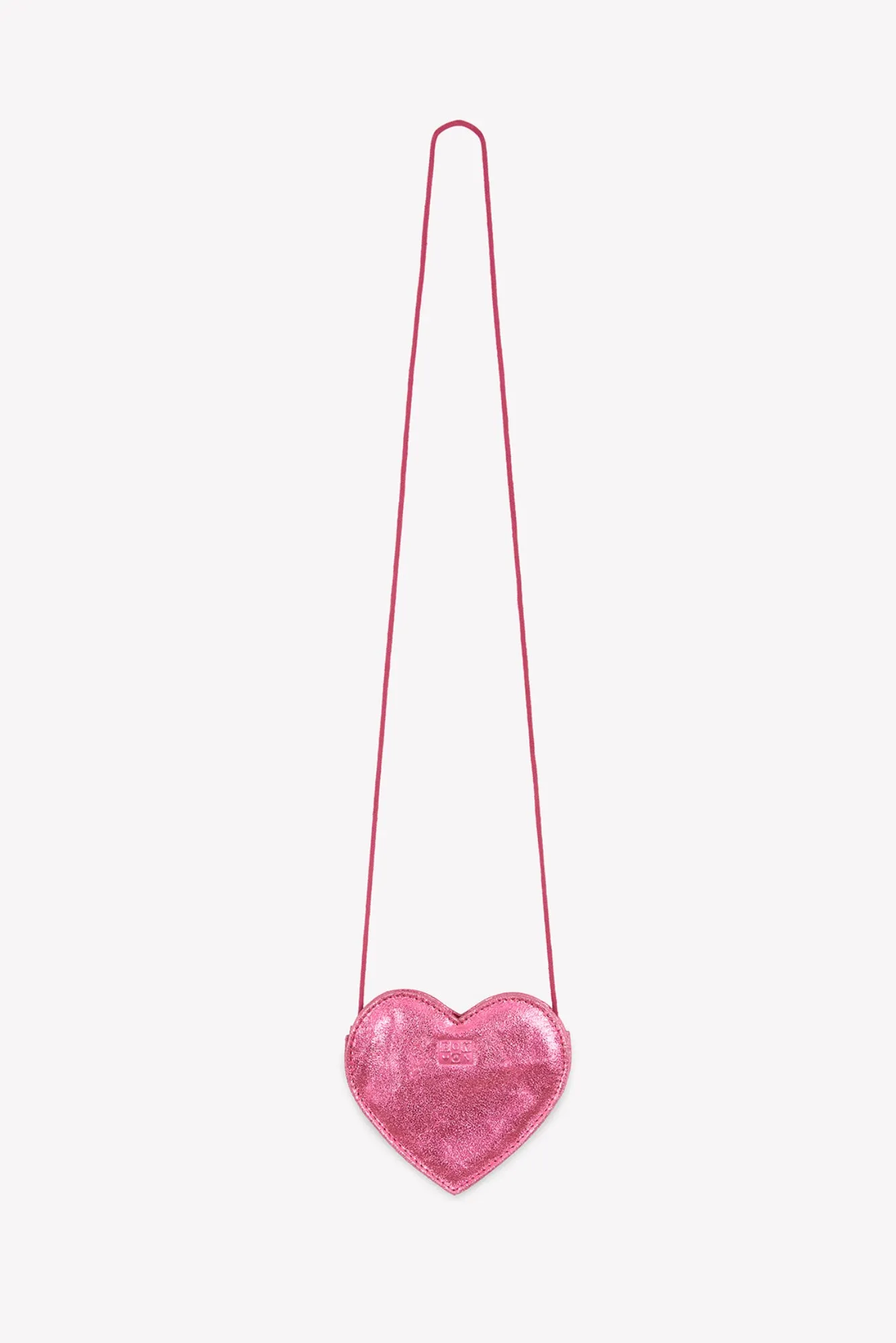 Bonton Lecoeur børnetaske hjerte rosa læder