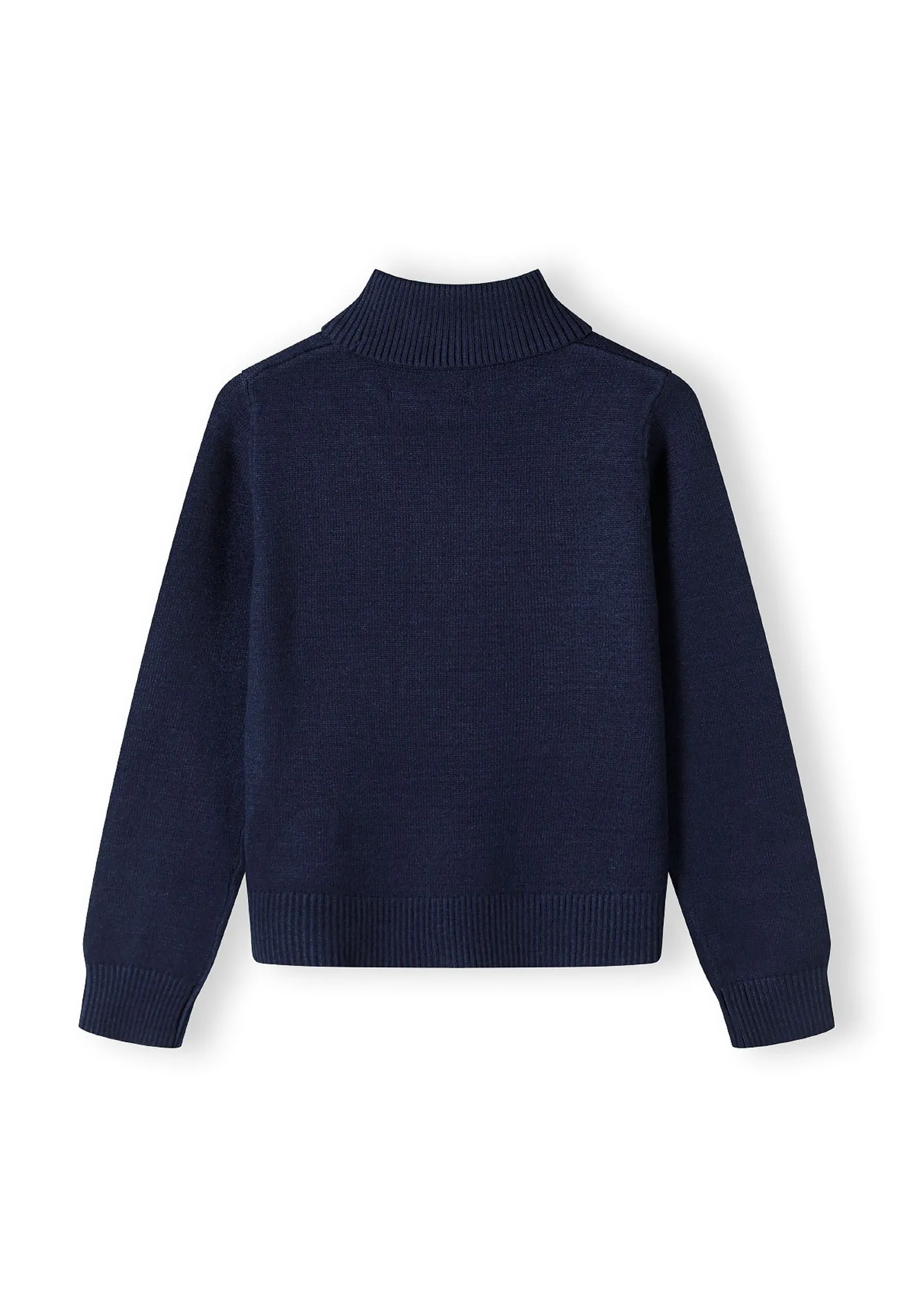 Minoti 43897 rullekravetrøje pige navy finstrik